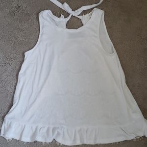 Ungee cotton lace tank barely worn